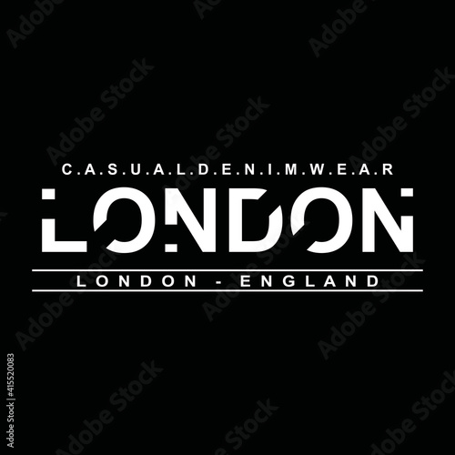 Photography london urban clothing typography design