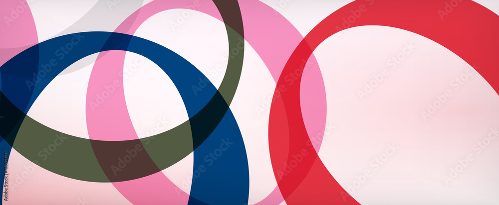 Ring geometric shapes, o letter repetition wallpaper. Abstract background for business or technology presentations, internet posters or web brochure covers Ring geometric shapes, o letter repetition wallpaper. Abstract background for business or technology presentations, internet posters or web brochure covers