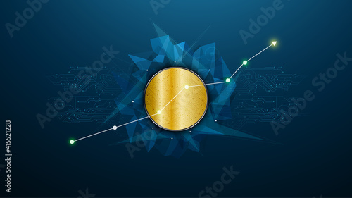 abstract cryptocurrency innovation tech futuristic concept design background  eps 10 vector