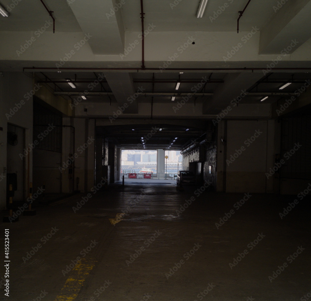 Obraz premium car park see view