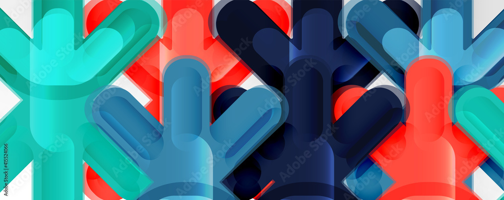 Abstract glossy crosses background for business or technology presentations, internet posters or web brochure covers Abstract glossy crosses background for business or technology presentations, internet posters or web brochure covers