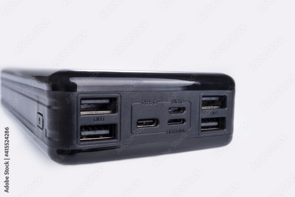 Power bank for phone or tablet.External battery pack Power bank for phone or tablet.External battery pack