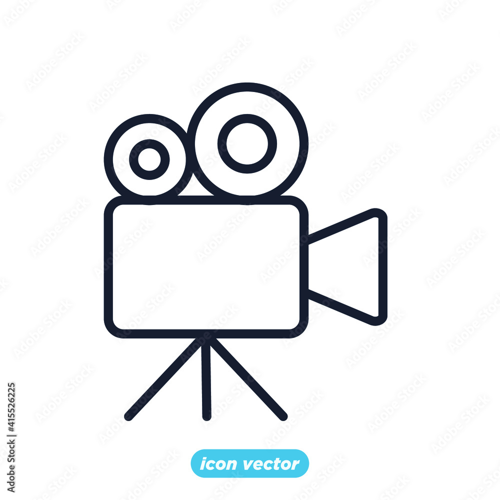 movie camera icon. Entertainment symbol template for graphic and web design collection logo vector illustration movie camera icon. Entertainment symbol template for graphic and web design collection logo vector illustration