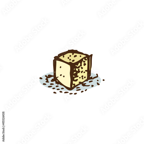 Doodle Sugar Cube