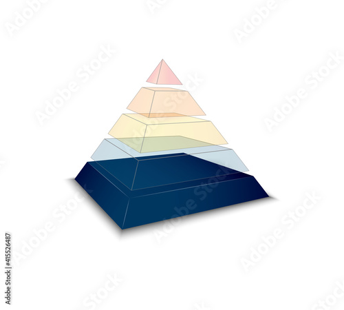 Pyramid Chart Illustration