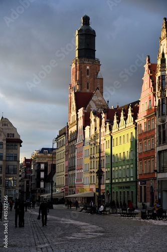 Wrocław, rynek starego miasta, zabytki photo