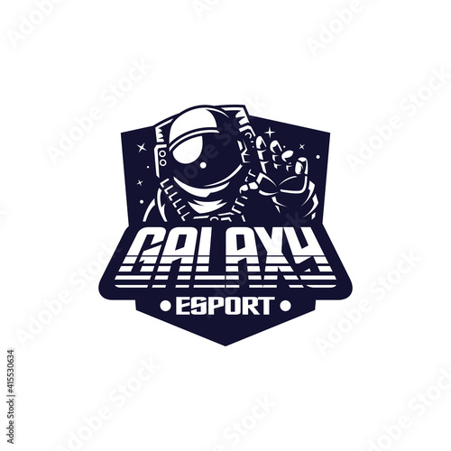 galaxy astronaut esport logo