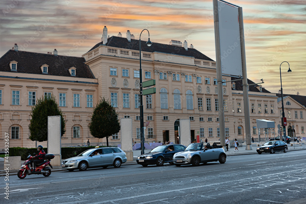 The Museumsquartier is a large area in Vienna and is the eighth largest cultural area in the world