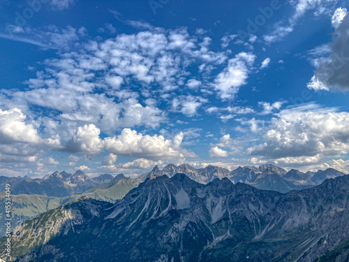 mountains and clouds Garmisch