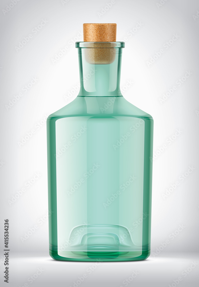 Transparent Color Glass Bottle Transparent Color Glass Bottle