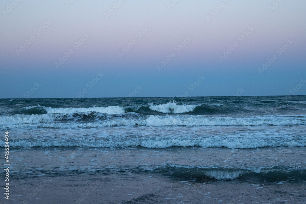 Black sea waves 