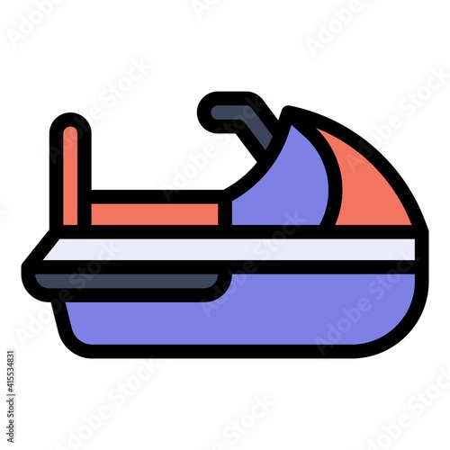 Personal watercraft icon, transportation related vector