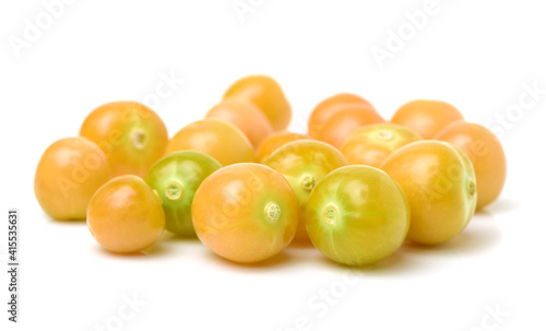 Physalis fruit isolated on white background 