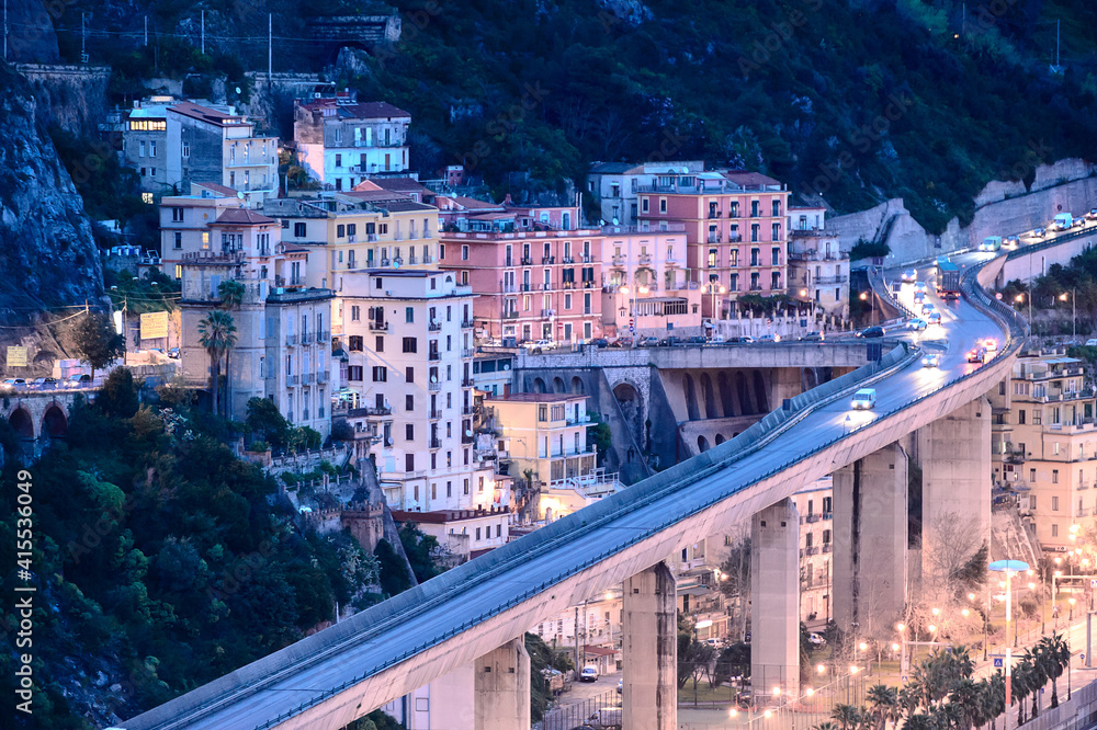 Fototapeta premium City views and landscapes of Salerno