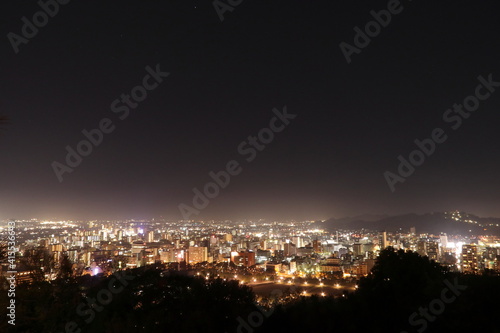 松山の夜景