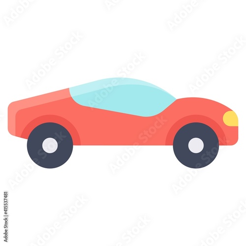 Sports car icon  transportation related vector