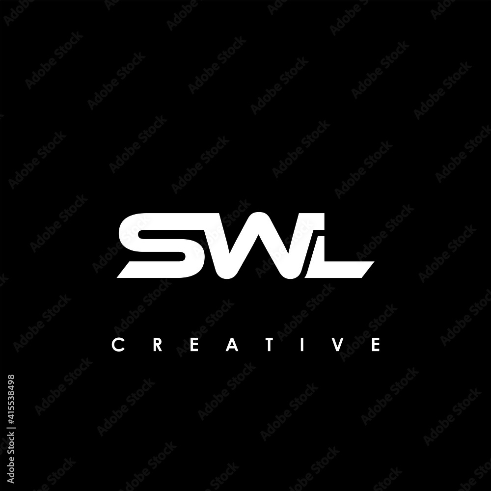 SWL Letter Initial Logo Design Template Vector Illustration SWL Letter Initial Logo Design Template Vector Illustration