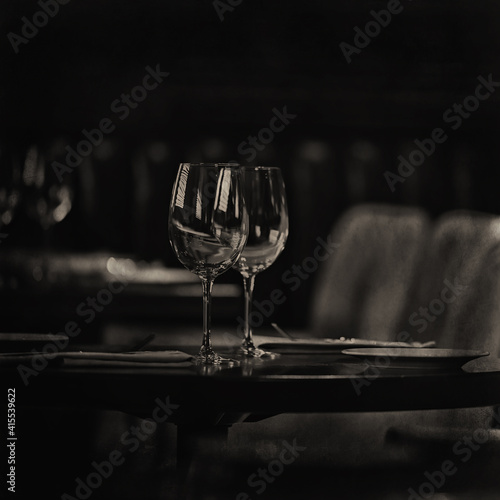 glass of red wine   vintage background  old cask wine  alcohol tasting