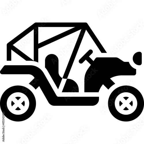 Buggy icon, transportation related vector