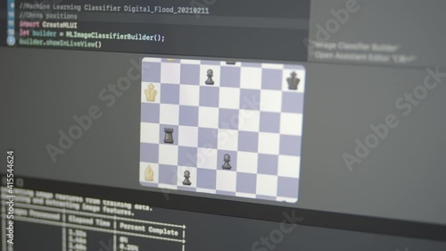 2.56 Real Neural Network Machine Learning Analyzes Chess Positions