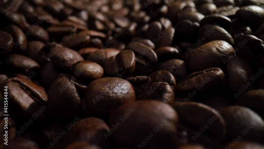 Macro de granos de cafe Macro de granos de cafe