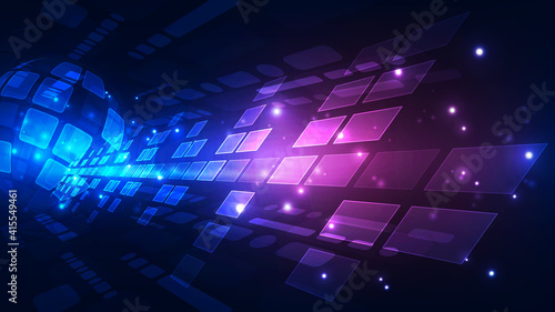 vector digital global technology concept, abstract background illustration
