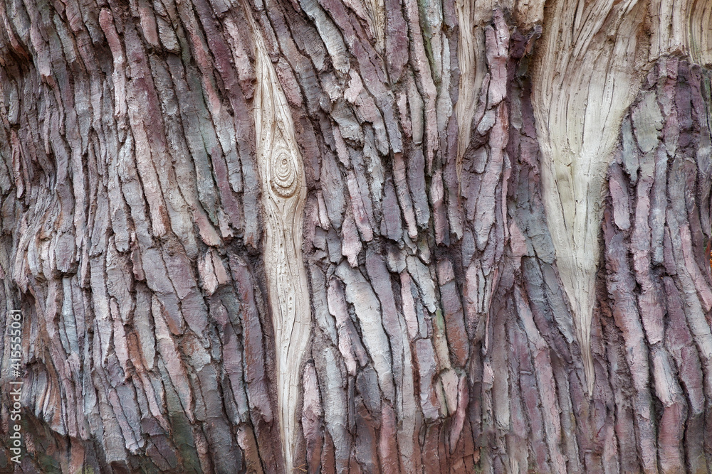 Obraz premium wall with a texture like the bark