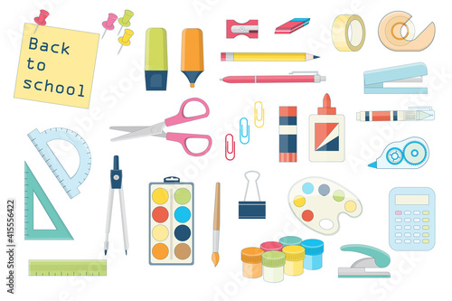 back to school set of stationary