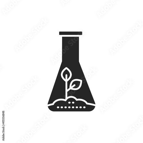 Growing plants in vitro color line icon. Pictogram for web page, mobile app, promo.