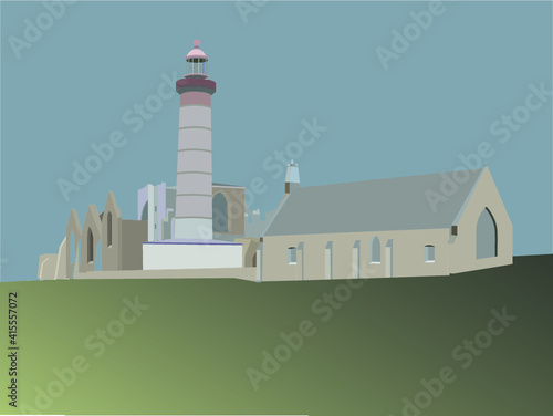 lighthouse on the island