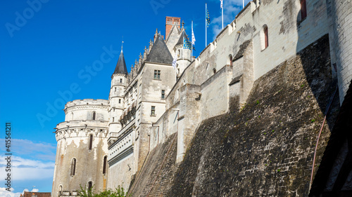 View of the beautiful medieval village Amboise, Loire Valley, France
 photo