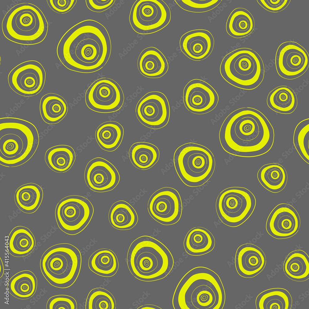 pattern with abstract shapes