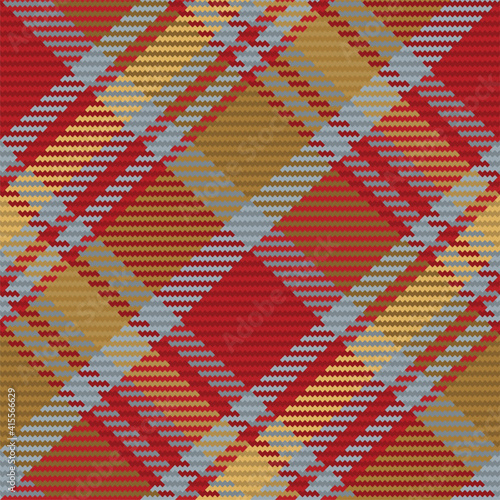 Seamless pattern of scottish tartan plaid. Repeatable background with check fabric texture. Vector backdrop striped textile print.