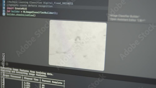 2.15 Real Neural Network Machine Learning Analyzes Concrete Cracks Defects Recognition