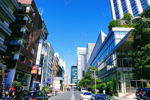 東京六本木ヒルズと西麻布のビル群 photo