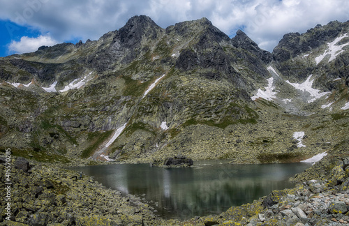 Żabi staw w drodze na Rysy, Tatry Wysokie