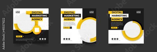 business social media post banner template