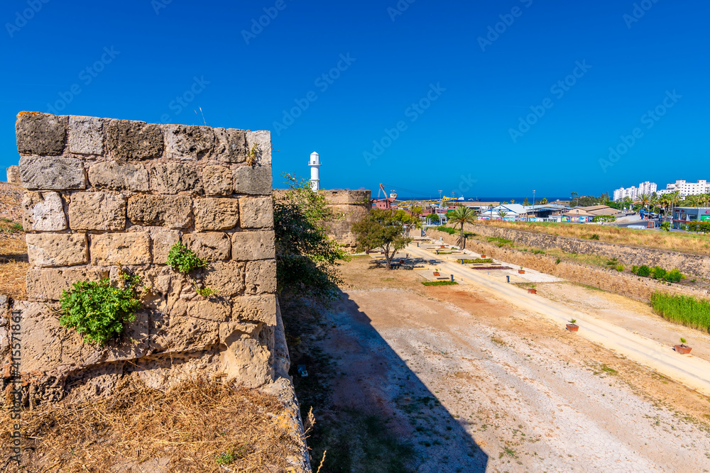 Canbulat Bastion view in Gazimagusa Town of Northern Cyprus