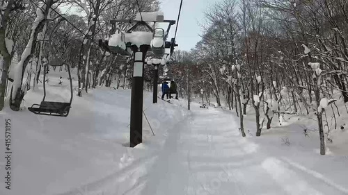 スキー場リフト