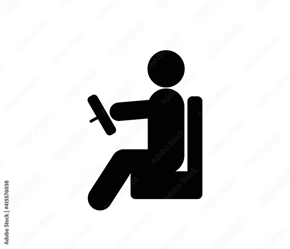 Man driving vector icon. Editable stroke. Linear symbol for use on web design and mobile apps, logo. Symbol illustration. Pixel vector graphics - Vector Man driving vector icon. Editable stroke. Linear symbol for use on web design and mobile apps, logo. Symbol illustration. Pixel vector graphics - Vector
