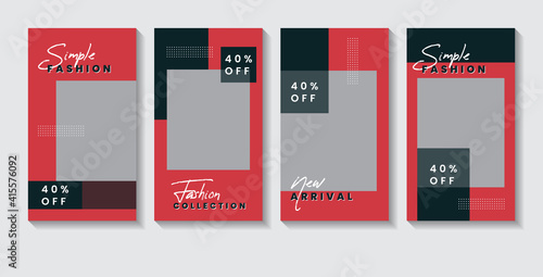 Fashion social media stories template