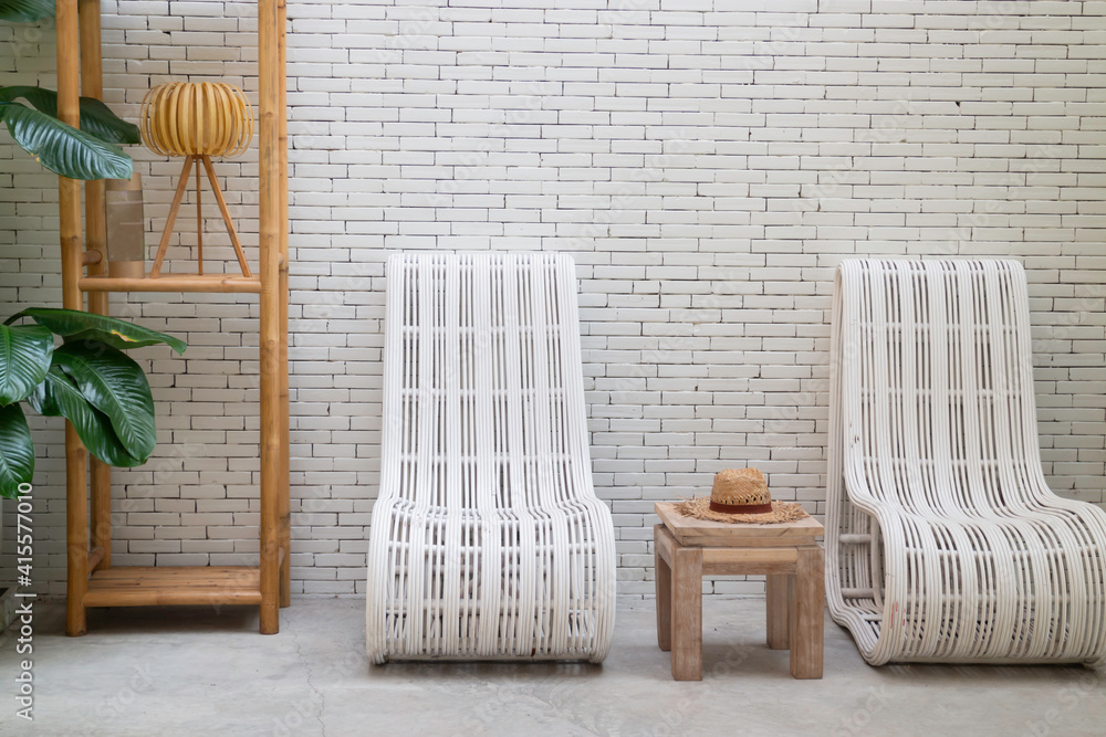 Simple resort furniture seat setting arrangement Simple resort furniture seat setting arrangement
