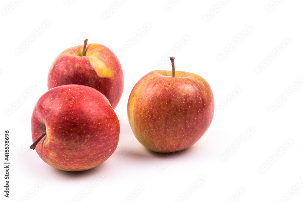 Fresh red apple isolated on white background Fresh red apple isolated on white background