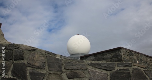 weather station in the mountain 