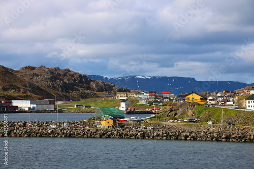 village on the coast