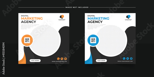 business social media post banner template