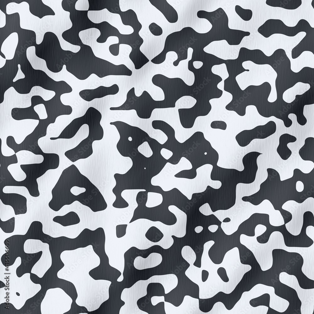abstract stained cow seamless pattern – black spots on square white background abstract stained cow seamless pattern – black spots on square white background