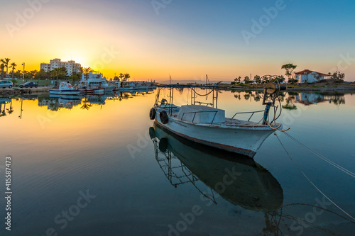 Gazimagusa Town coastal view in Northern Cyprus