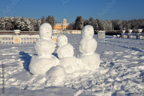 snowman in the park