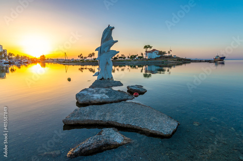 Gazimagusa Town coastal view in Northern Cyprus